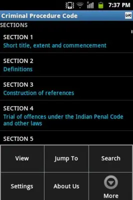 Criminal Procedure Code android App screenshot 3