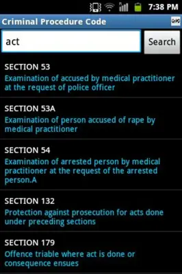 Criminal Procedure Code android App screenshot 4