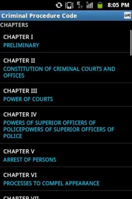 Criminal Procedure Code android App screenshot 5